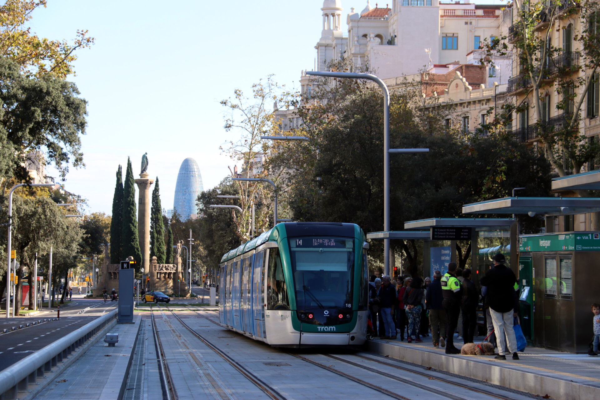 El tramvia de Barcelona supera els 35 milions de viatges gràcies a l’ampliació cap a Verdaguer