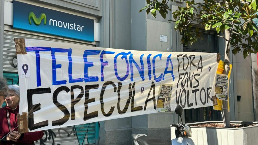 Foto manifestación Coordinador Habitatge de Gràcia