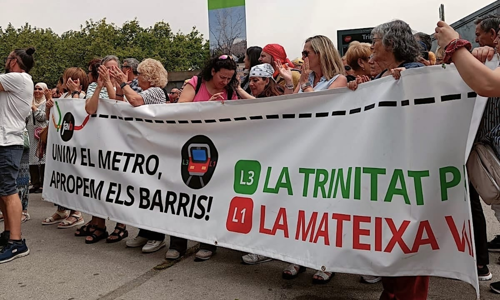 Comuns y PSC acuerdan impulsar la conexión de metro entre Trinitat Nova y Trinitat Vella