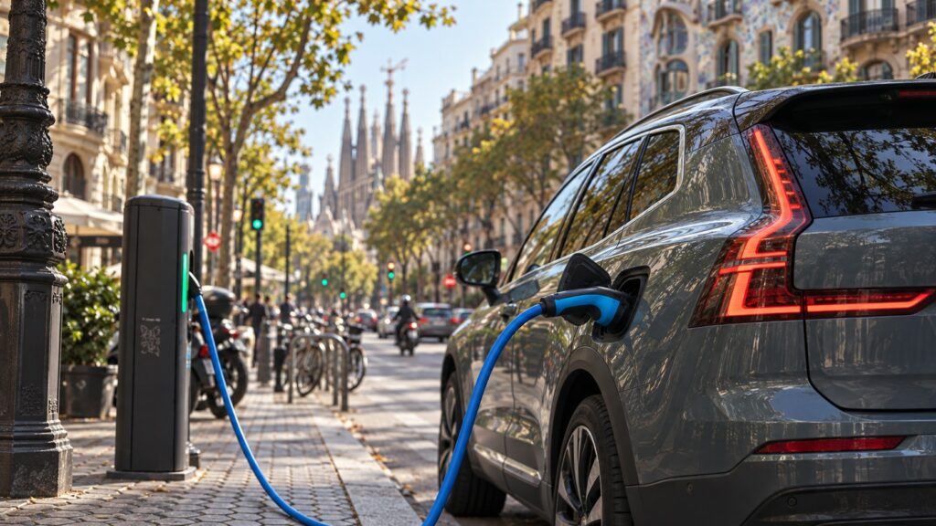 El 23% de los cargadores públicos de Catalunya está fuera de servicio
