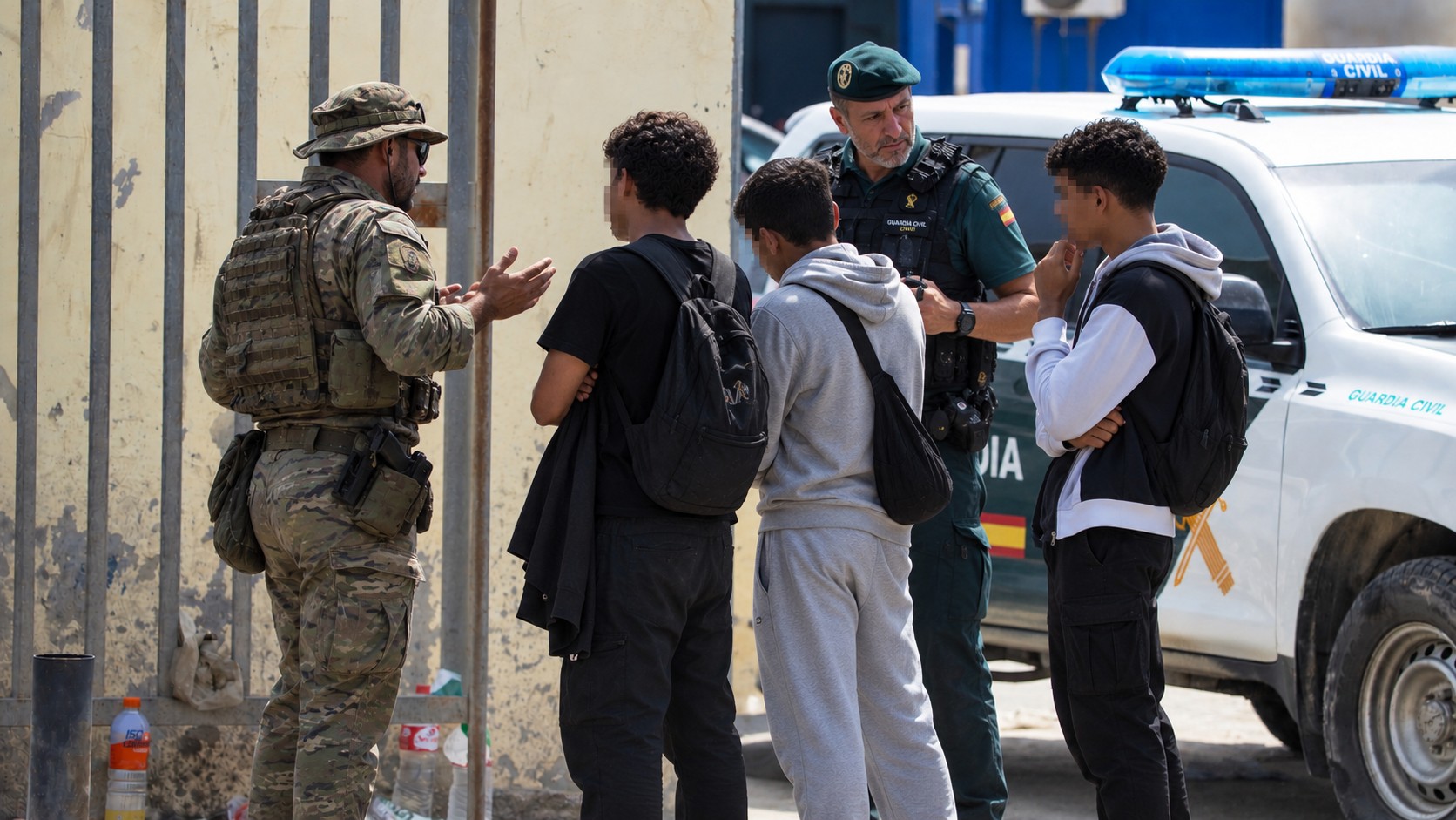 Una ONG denuncia que militares y guardias civiles expulsaron a Marruecos a un menor tutelado en Ceuta