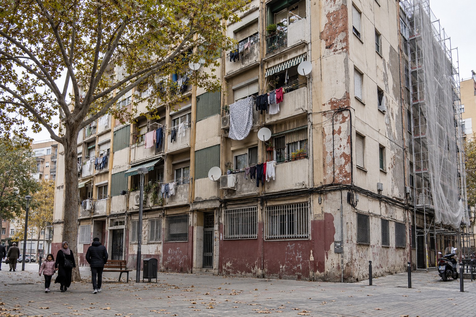 Un documento del gobierno de Collboni contempla derribar 1.800 viviendas en el Besòs de Barcelona